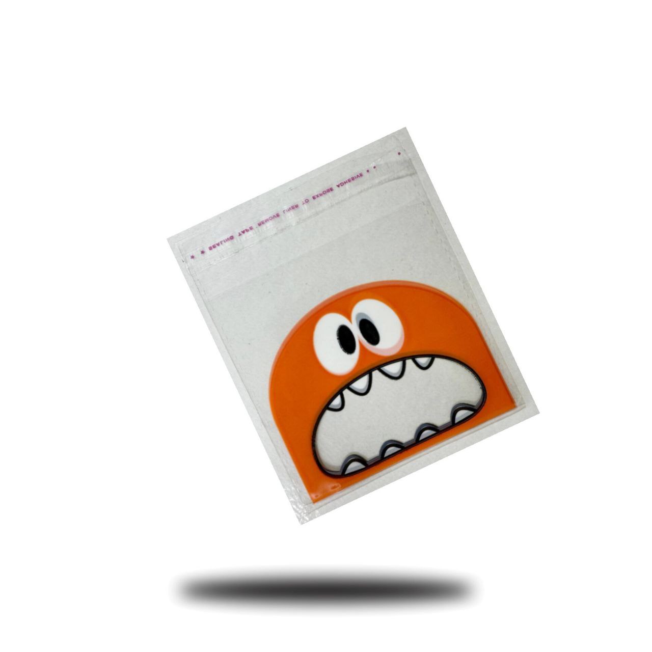 سلفون کوکی ۱۰×۱۰ طرح هیولا نارنجی