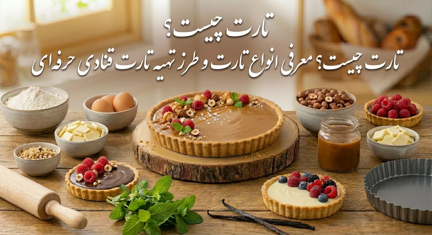 تارت چیست؟ معرفی انواع تارت و آموزش طرز تهیه تارت قنادی حرفه‌ای