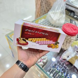 ویفر لوله ای ( شوکورول ) با مغز کرم میوه ای