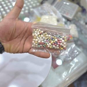 مروارید خوراکی تزئینی ( میکس متوسط )