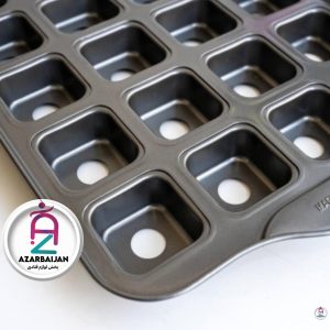 قالب مافین تفلون کف جدا 12 خانه مربع