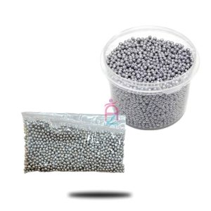مروارید خوراکی تزئینی ( نقره ای ریز شنی )
