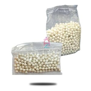 مروارید خوراکی تزئینی ( سفید متوسط )