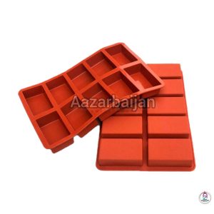قالب سیلیکون مستطیل (مینی لوف) 10خانه