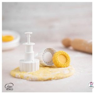 کاتر فشاری شیرینی مربایی طرح گرد کف طرحدار