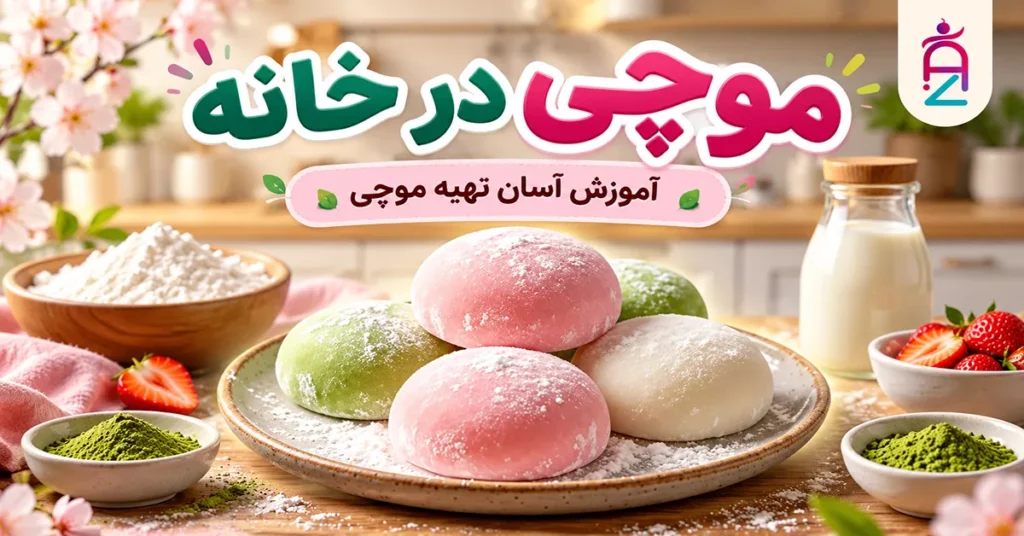 طرز تهیه موچی در خانه